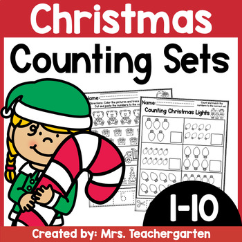 Preview of Counting Sets (Numbers 1-10) ~ Christmas