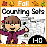 Counting Sets (Numbers 1-10) ~ Fall themed