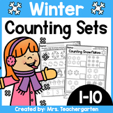 Counting Sets (Numbers 1-10) ~ Winter themed