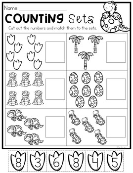 Counting Sets Worksheets by Natalie Lynn Kindergarten | TpT