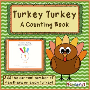 Preview of Counting Sets to 10 With Turkeys and Feathers!
