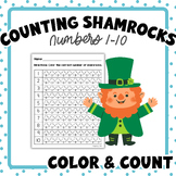 Counting St. Patrick's Shamrocks | Numbers 1-10 | for PreK