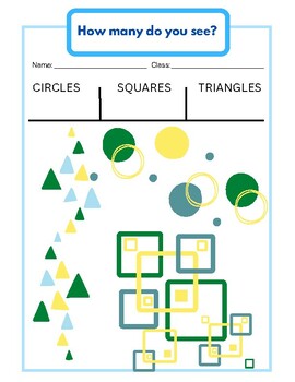 Preview of Counting Shapes 1-20