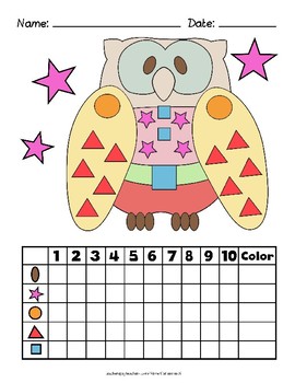 Preview of Graphing Worksheets for Kindergarten