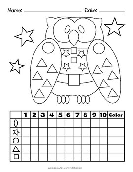 Graphing Worksheets for Kindergarten by Catherine S | TpT