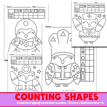 Preview of 2D Shapes Worksheets