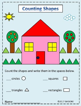 counting shapes by moore to read teachers pay teachers