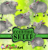 Counting Sheep Clip Art Animal Arithmetic Lessons