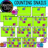 Counting Snails {Spring Clipart}
