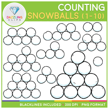 pile of snowballs clipart