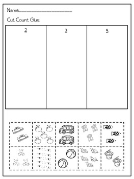 counting sorting worksheets by teach play with mrs j tpt