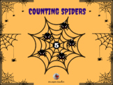 Counting Spiders - Halloween activity