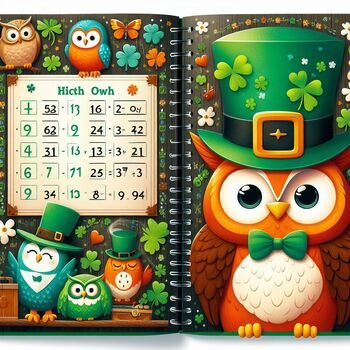 Preview of Counting St. patrick’s day Using Ten Frames, color and mono icons