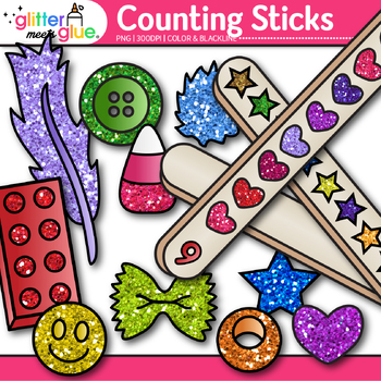 Counting with popsicle sticks Stock Illustration by ©sorsillo #51384699