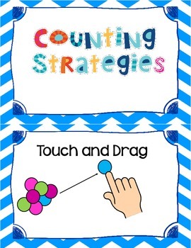 Preview of Counting Strategy  Anchor Chart Cards