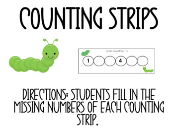 Preview of Counting Strips