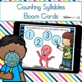 Counting Syllables Boom Cards 1 - 4 syllable words: Digita