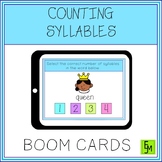 Counting Syllables Boom Cards