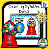 Counting Syllables Boom Cards Deck 2