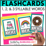 Counting Syllables Flashcards - Taskcards - Science of Rea