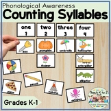 Counting Syllables Phonological Awareness Activity & Works