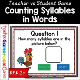 Counting Syllables Powerpoint Game
