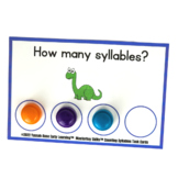 Counting Syllables Task Cards