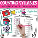 Counting Syllables | Valentine's Day Scoot  | Pocket Chart