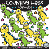 Counting T-Rex Clipart