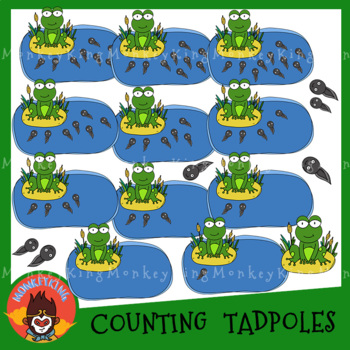 Preview of Counting Tadpoles Clipart