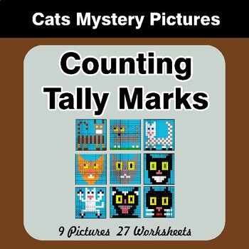 Counting Tally  Marks Math  Mystery Pictures Color By 