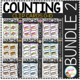 Counting Ten Frame Clip Cards 0-10: BUNDLE 2