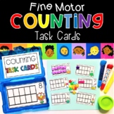 Fine Motor Counting Ten Frames Task Cards Math Activities 