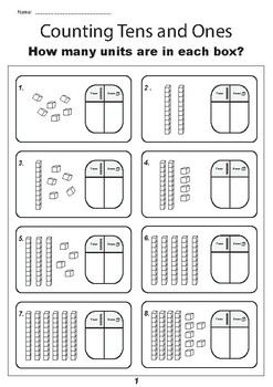 Preview of Counting Tens & Ones: Base Ten (Place Value to 99)