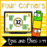 Counting Tens and Ones: 4 Corners Game