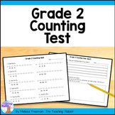 Counting Test - Grade 2 Math Assessment (Ontario)