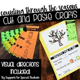 Counting Through the Seasons - No Prep Cut and Paste Crafts