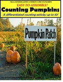 Counting To 10 In The Pumpkin Patch Interactive Activity {Autism}