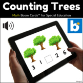 Counting Trees BOOM CARDS™ for Preschool and Special Education