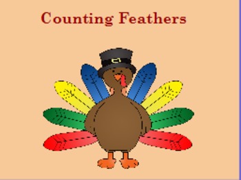 Preview of Counting Turkey Feathers (one to one correspondence)