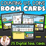 Counting U.S. Coins BOOM Cards | Digital Task Cards