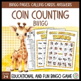 Counting US Coins BINGO Game | Count Quarters, Dimes, Nick