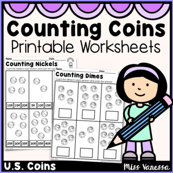 Preview of Counting US Coins Worksheets