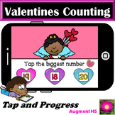 Valentines Biggest number Boom Cards™ 0-20 / numerals/quan