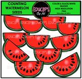 Counting Watermelon Seeds Clip Art Bundle  {Educlips Clipart}