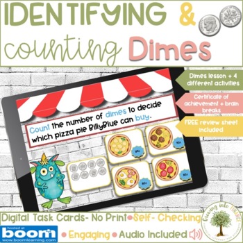 Preview of Counting With Money Games- Dimes