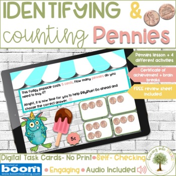 Preview of Counting With Money Games- Pennies