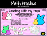 Counting With My Peeps Match Game Task Cards & Assessments