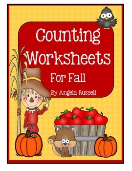 Preview of Counting Worksheets For Fall