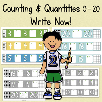 Preview of Write Numbers & Represent Quantities 0 - 20